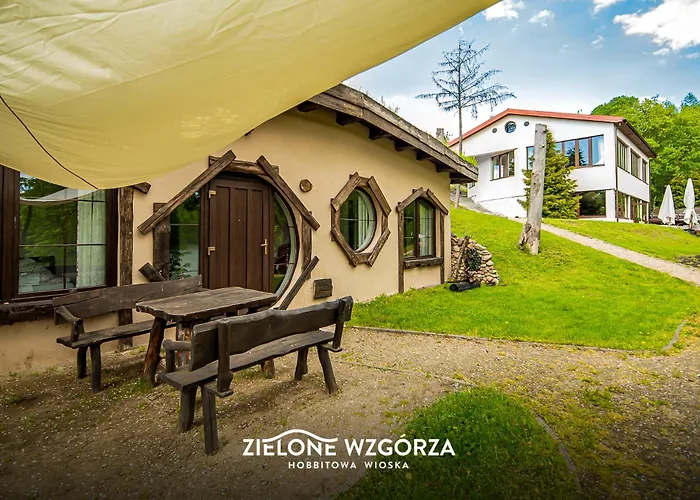 Zielone Wzgorza - Hobbitowe Na Kaszubach 公寓 普日维兹