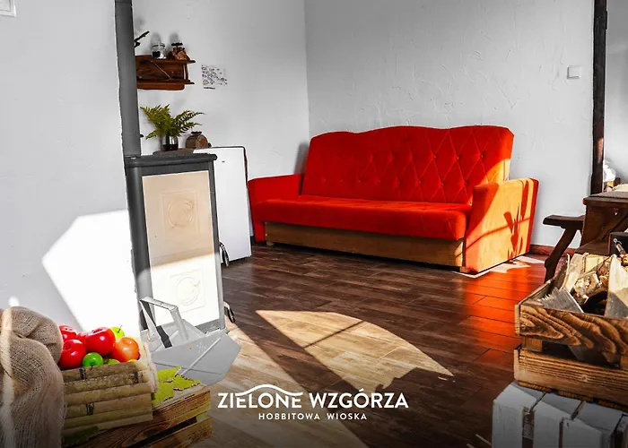 公寓 Zielone Wzgorza - Hobbitowe Na Kaszubach *