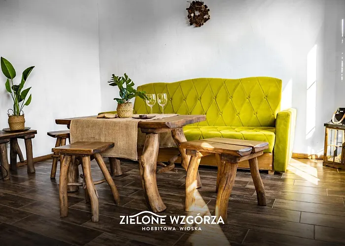 Zielone Wzgorza - Hobbitowe Na Kaszubach 公寓