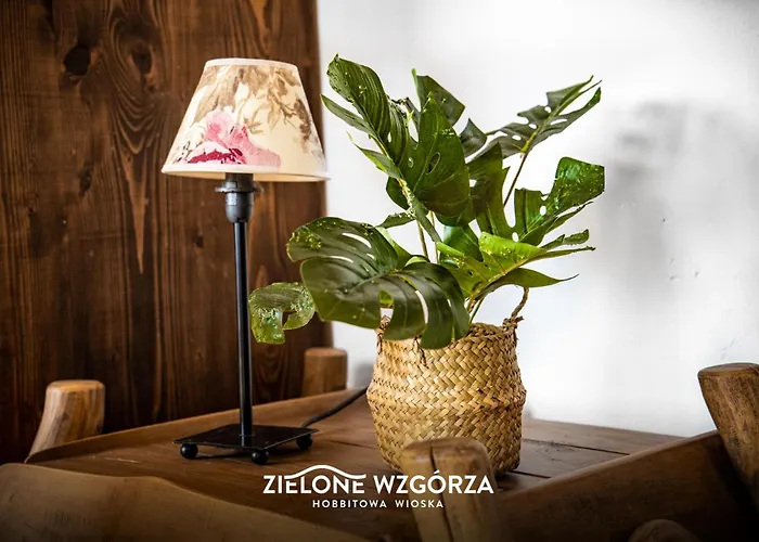 公寓 Zielone Wzgorza - Hobbitowe Na Kaszubach 普日维兹