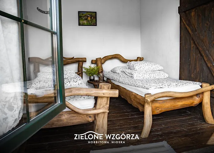 公寓 Zielone Wzgorza - Hobbitowe Na Kaszubach *