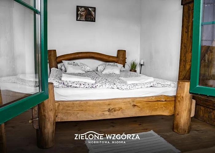 公寓 Zielone Wzgorza - Hobbitowe Na Kaszubach 普日维兹