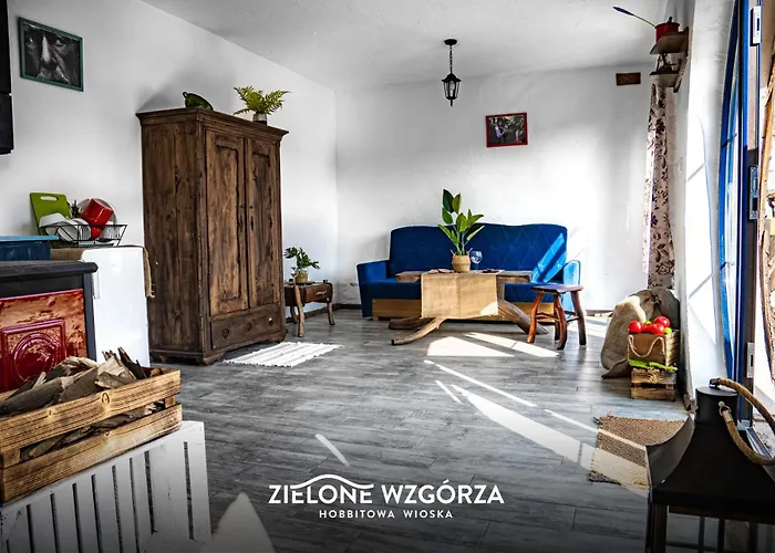 公寓 Zielone Wzgorza - Hobbitowe Na Kaszubach *