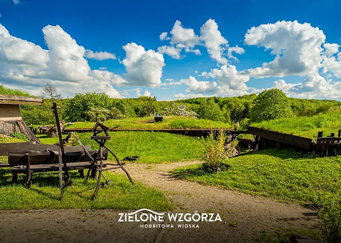 公寓 Zielone Wzgorza - Hobbitowe Na Kaszubach *