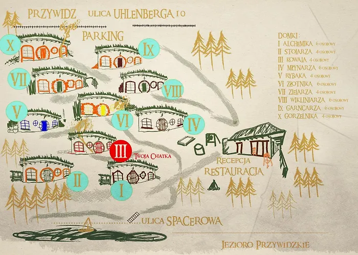 公寓 Zielone Wzgorza - Hobbitowe Na Kaszubach